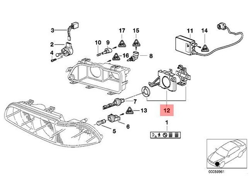 Genuine bmw e39 set brackets - set,