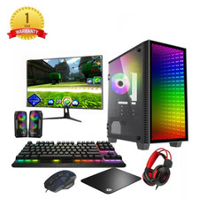 Full Set Up Gaming PC Core i5 16GB RAM 1TB+128GB SSD GT730 4GB Win 10  11 Pro