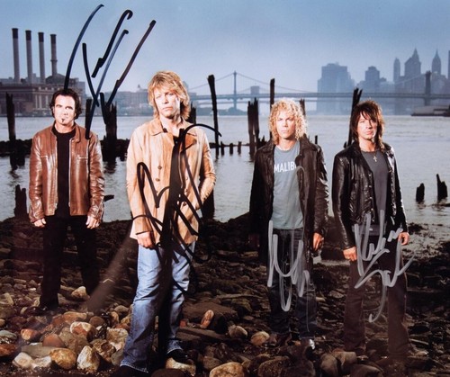 Bon jovi signed - jovi, photograph