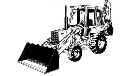 Ford 455 digger - digger, backhoe