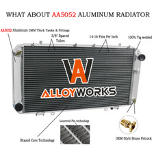 2 Rows Aluminium Radiator FITS TOYOTA MR2 AW11 1.6L 4CYL 1984-1989 1985 MT