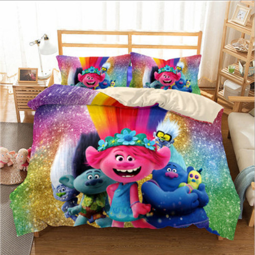 Children trolls bedding - set, 3d