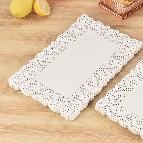 Rectangle paper doilies 12x16 - paper,