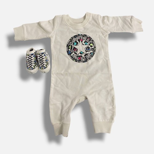 Converse baby white - white, 2-pc
