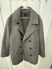 J.CREW Men's Peacoat Grey W