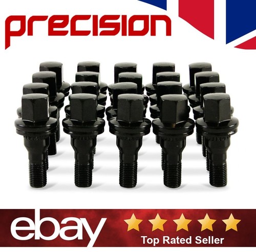 Black wheel nuts - black,