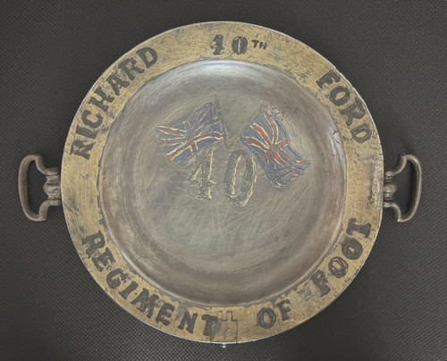 Napoleonic wars pewter warming - napoleonic,
