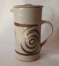 Vintage Stoneware Pot Jug - Abaty Pottery Wales - Studio Made Hand Painted