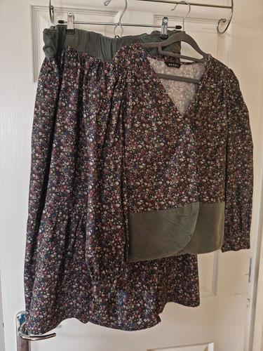 Baukjen needlecord floral set - baukjen,