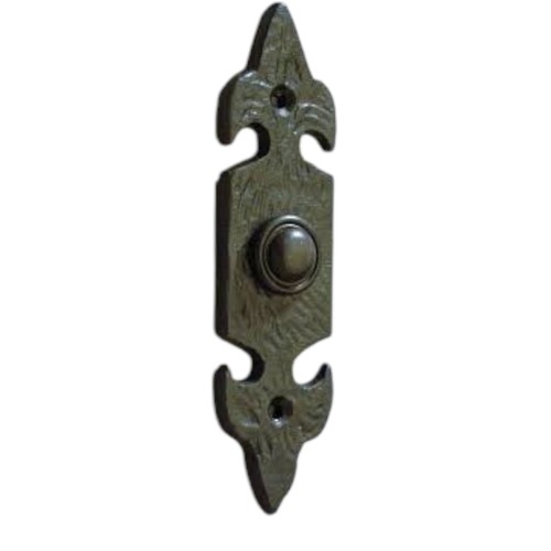 Black front door bell cast - door,
