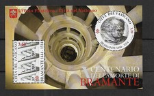 (BL46) Vatican 2014 BL46 Bramante minisheet  MNH