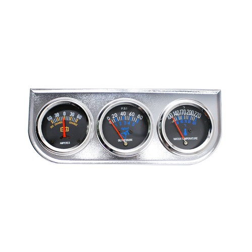 52mm chrome car 3in1 - 52mm,