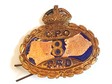 General Post Office Gpo Postmans Cap Badge GPO 8th SBD Badge KC Brass