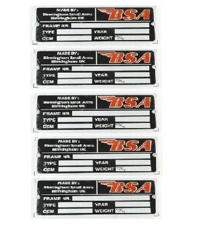 For bsa a50 - a65, spitfire
