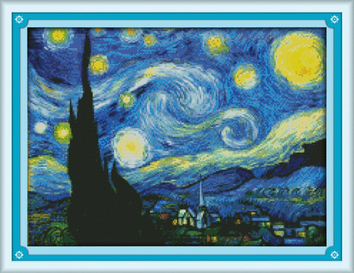 Count stamped cross stitch - count,