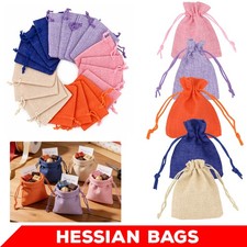 Mini hessian gift bags - mini,