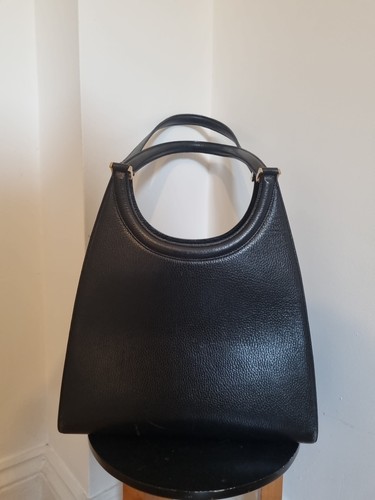 Black bally structured leather - bally,