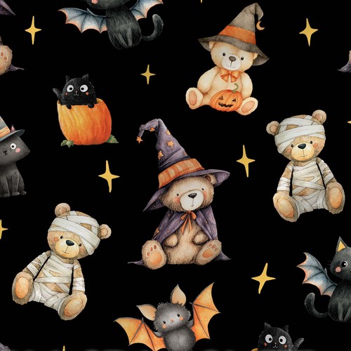 Halloween cute spooky digital - halloween,