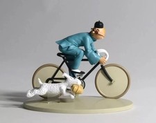 Tintin & Snowy Bike Polyresin