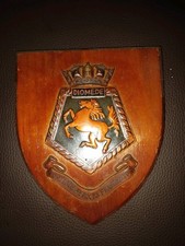 HMS Diomede wall shield plaque crest Royal Navy RN