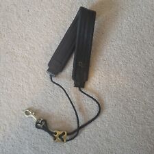 Dave Guardala Neck Strap for Alto + Tenor Saxophone - Black - Gold Plated Hook 