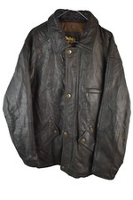 CAMEL Black LEather Bomber
