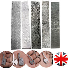 Damascus Steel Billet Sandwich Plate Material Patterned Steel Quenched M