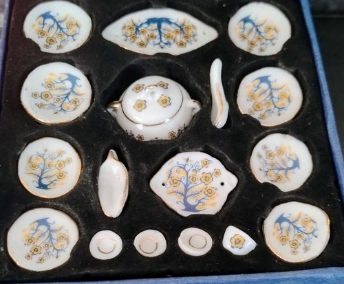 Ceramic tea set for dolls - tea,