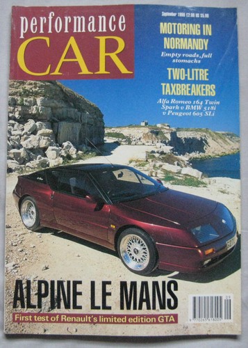 Performance car 1990 - car, 09/1990