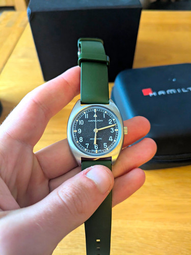 Hamilton khaki aviation pilot - hamilton,
