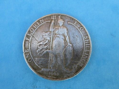 1903 silver edward vii - vii, florin