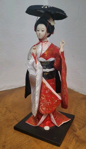 Vintage japanese geisha doll - vintage,