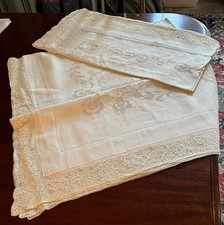vintage linen tablecloths