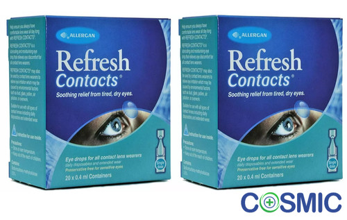 Refresh contacts vials 20 - x,