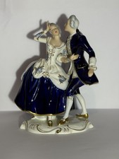 Vintage Royal Dux Bohemia Porcelain Dancing Figurine # 137