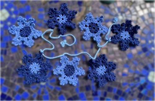 Handmade crochet snowflake - handmade,