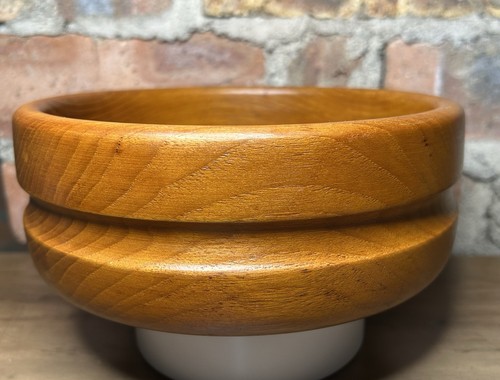 Vintage thai teak wood bowl - vintage,