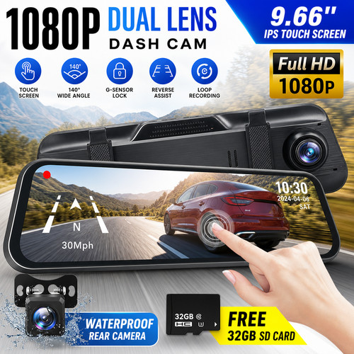 Mirror dash cam front - 10",