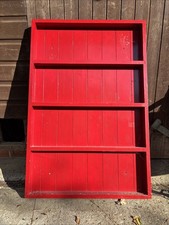 Wooden shelves plate rack