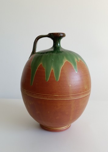 Vintage spanish terracota jug - vintage,