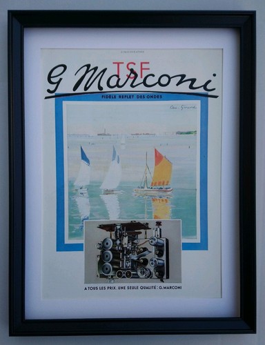 Art deco advert marconi radio - deco,