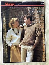 Robin knitting pattern 13564. Sweater in Chunky 32-42" Original