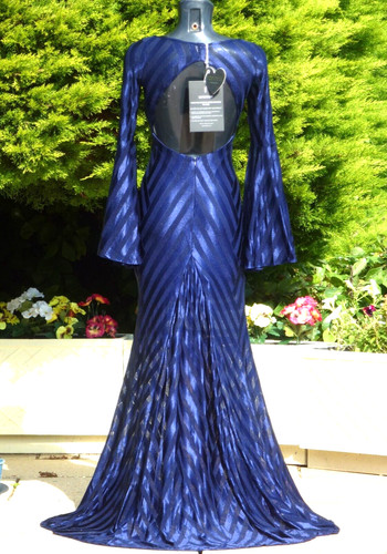Goddiva blue fishtail - fishtail, maxi