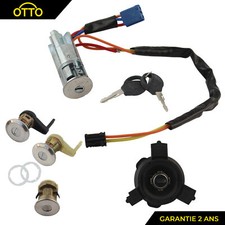 Lock Ignition Anti-Theft Kit + Cap Peugeot 206 > 1998 SW Break CC Cabriolet