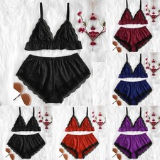 Women's Satin Silk Pajamas Set