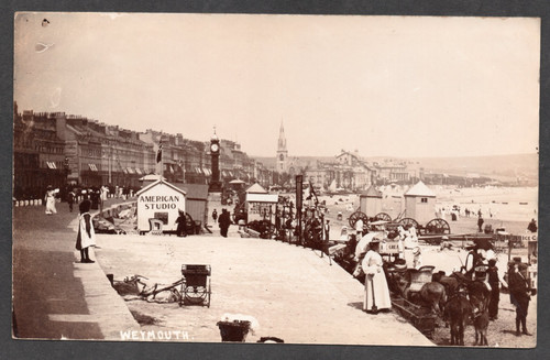 Postcard weymouth dorset - weymouth, goat