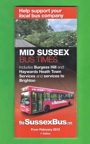 Mid sussex bus timetable - bus,
