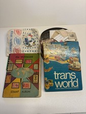  Old Postage Stamps Worldwide Collection 2 books and lots loose