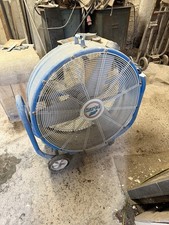 Clarke Air Industrial Drum Fan 24 Used But Working Condition