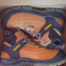 DEWALT Phoenix  Tan Waterproof Steel Toe Cap Safety Boots Size 9 